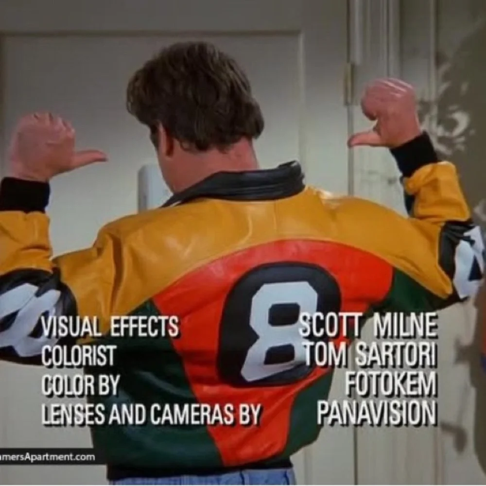 Michael Hoban WHEREMI Classic Vintage Leather “8 Ball” Jacket
